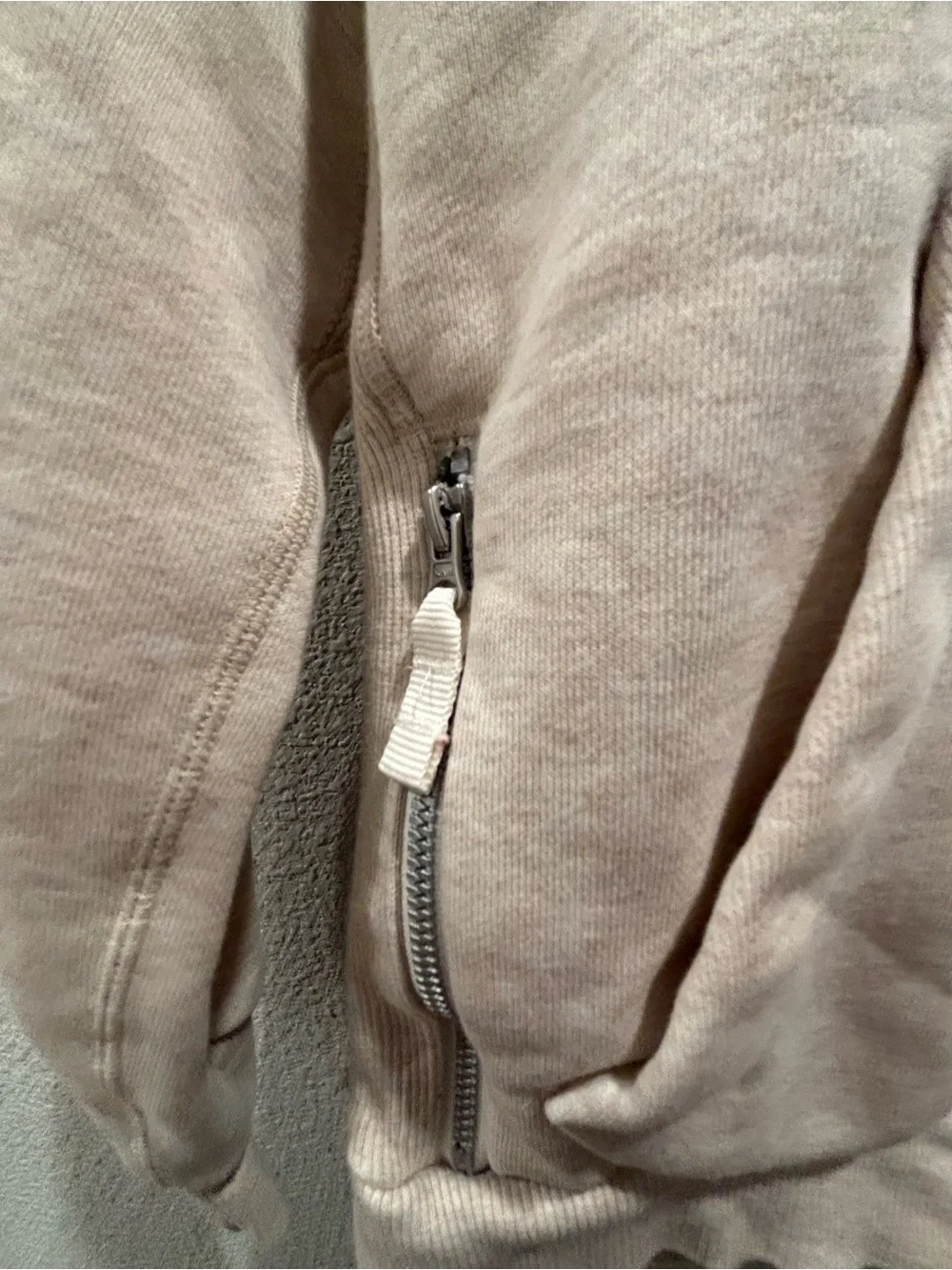 Nike Kids Crewneck Hoodie in Light Taupe